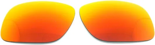 Vista 2 de Lentes de repuesto polarizadas para gafas de sol Oakley Holbrook (espejo rojo fuego)