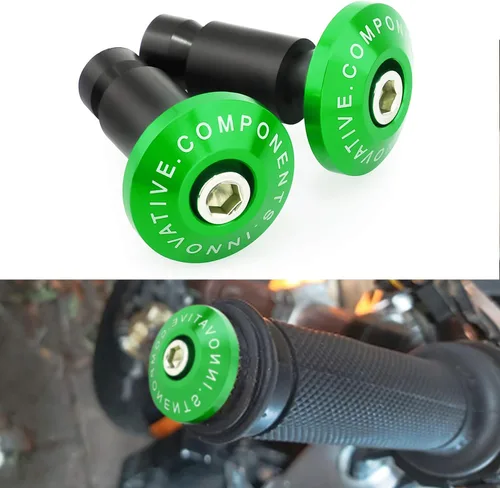 Vista 13 de GUAIMI Extremos de barra de motocicleta Street Bike 7/8" Agarres para manillar Tapones universales para motocicletas-Negro