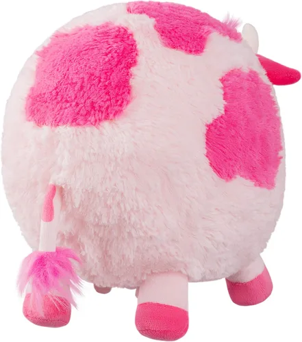 Vista 3 de Squishable - Mini vaca de fresa - Colección SynthiSquish - 10.5 pulgadas - Juguete suave coleccionable de peluche