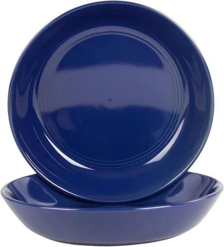 Vista 25 de Double Line - Taza de 3.75 pulgadas/12 onzas, juego de 6, azul cobalto