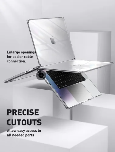 Vista 5 de SUPCASE Funda para MacBook Pro de 14 pulgadas versión 2021-2026 (Unicorn Beetle Clear), M5/M4/M3/M2/M1 Pro/Max Chip [antiarañazos] Funda delgada