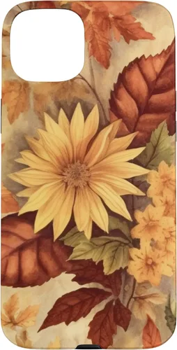 Vista 9 de Autumn Foliage Fall Leaves Girl Women Kids Fall Case for iPhone 17