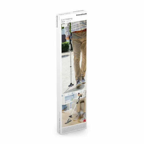 Vista 14 de Bastón Extensible con LED, Alarma y Mano Mecánica Hannde InnovaGoods