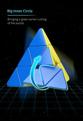 Vista 7 de Bukefuno MoYu RS Maglev Pirámide 3x3 Velocidad Rompecabezas MFJS moyu Maglev Pyraminx M Cubo 2022 sin pegatinas Pirámide Rs Maglev