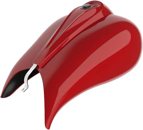 Vista 107 de Cubiertas de tanque estiradas con consola de tablero y tapa de tanque de combustible, cubiertas de combustible de galón para Harley Touring Whisky
