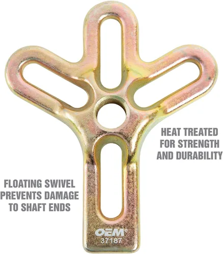 Vista 5 de OEMTOOLS 37187 Kit de extractor de equilibrador armónico - Yugo extractor de acero tratado térmicamente para engranaje, volante y polea de cigüeñal