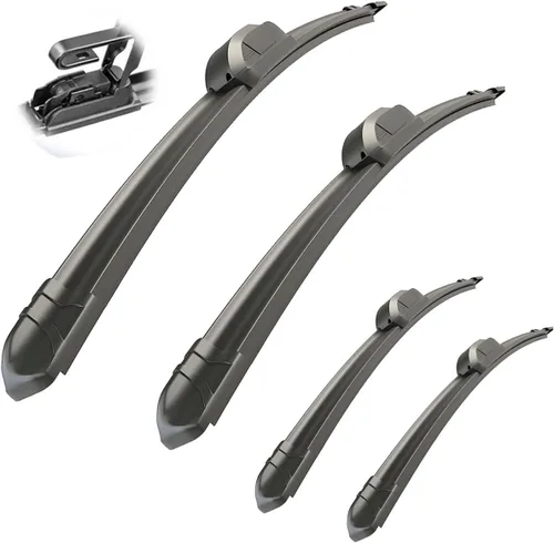 Vista 8 de Car Wiper Compatible with Hyundai Santa Fe 2018-2019 Front Wiper Blades Soft Rubber Windscreen Wipers Auto Windshield 26"+16" 650mm + 400mm