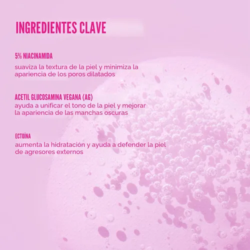 Vista 3 de Good Molecules Suero de Niacinamida al 5% con Ectoína - Suero Ultra Hidratante para Dirigirse a Poros Dilatados y Acné - Hidratante, Minimizador