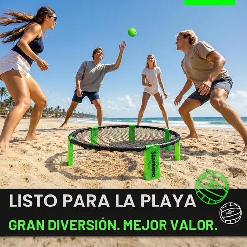 Vista 2 de Set de juego Gosports Slammo (Incluye 3 pelotas, funda de transporte y normas).