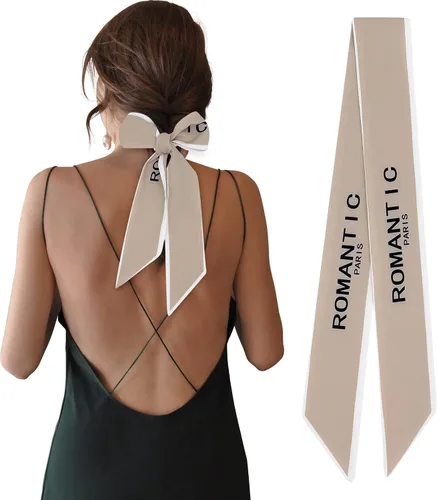 Vista 24 de Women's Designer Neckerchief Handbag Handle Ribbon Fashion Scarf Letter Printed Hair Tie