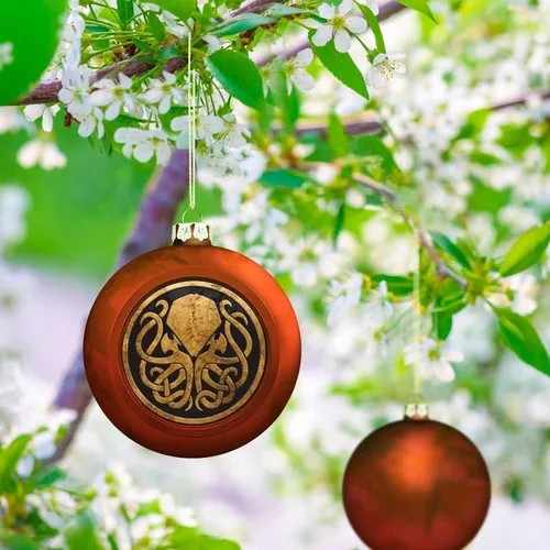 Vista 6 de Cthulhu - Bolas de Navidad inastillables para decoración colgante de árbol de Navidad