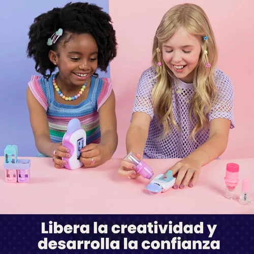 Vista 7 de Cool Maker, GO GLAM Studio Kit de Uñas, Estiliza 200 Uñas, 4 Diseños, 2 Aplicadores de Esmalte y Máscara (El Empaque Puede Variar), Artes