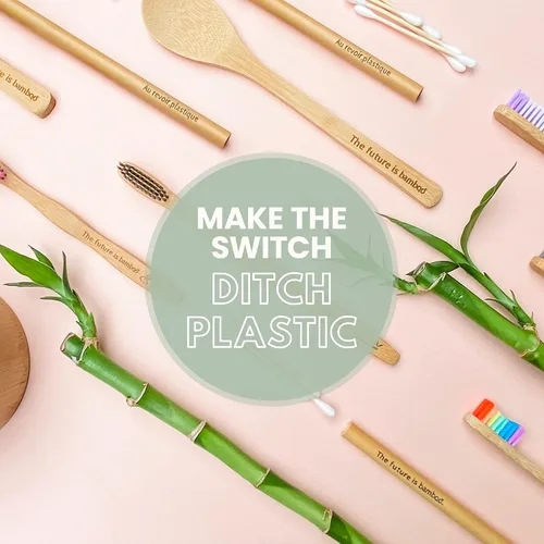 Vista 9 de The Future is Bamboo - Pajitas de bambú, reutilizables, biodegradables, paquete de 6