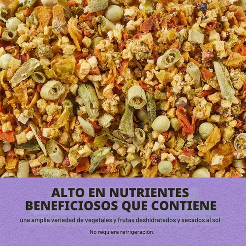 Vista 2 de Zilla Reptile Munchies - Mezcla de verduras y frutas, 4 onzas