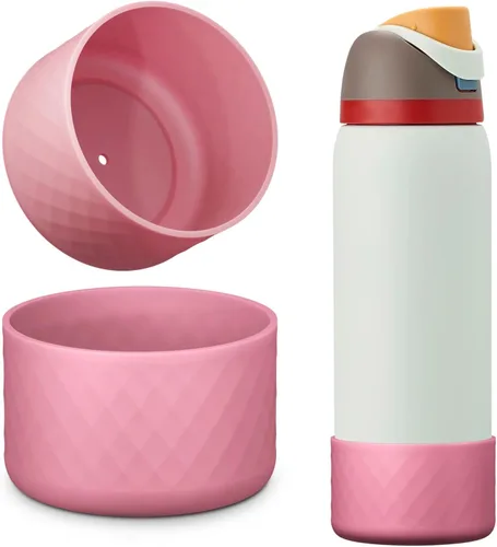 Vista 12 de Protector de Silicona para Botella de Agua Owala, 2 Piezas Fundas Protectoras Antideslizantes para Botellas de Agua FreeSip/Twist/Flip, Sin BPA