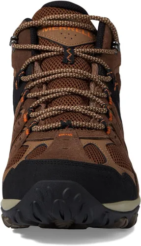 Vista 2 de Merrell Tenis Accentor 3 Mid para hombre, forro textil, punta redonda, cierre de encaje, diseño de caña alta