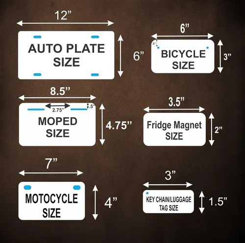 Vista 2 de Nevada - Placa de matrícula personalizada para automóvil, motocicleta, ciclomotor, bicicleta, color negro y amarillo