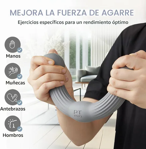 Vista 5 de PT Pro Entrenador de codo de tenis para terapia física, agarre texturizado