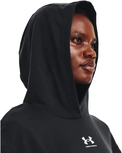 Vista 6 de Under Armour Sudadera con capucha Rival Terry de manga corta para mujer