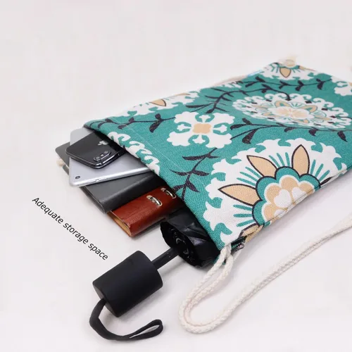 Vista 2 de Miomao Mochila con cordón para el gimnasio, estilo dalia
