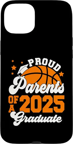 Vista 9 de iPhone 16 Parents of a 2025 Graduate Senior Graduation Basketball Case