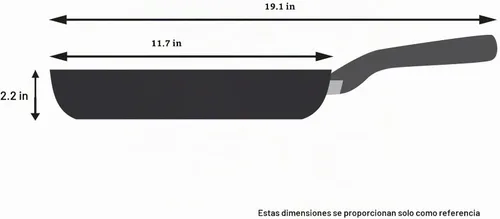Vista 9 de Tefal Unlimited On, utensilios de cocina premium, sartén de 11 in, antiadherente de mayor duración del Reino Unido, indicador de calor, compatible