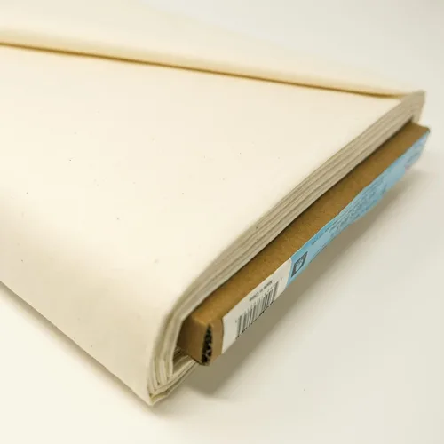Vista 3 de ROC-Lon 47/48" 100% algodón Nature Premium Quality Muselina sin blanquear, 5 yardas, blanco roto