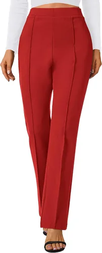 Vista 40 de Urban CoCo Pantalones de trabajo elásticos con corte de bota, pantalones de yoga pequeños para oficina casual