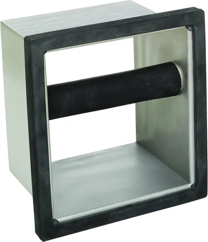 Vista 6 de Rattleware - Chute de acero inoxidable con parte inferior abierta con barra de goma, 9 pulgadas