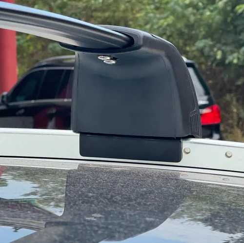 Vista 7 de Barras transversales de aluminio para maletero para Audi Q3 2019-2025, riel de techo, portaequipajes con cerradura