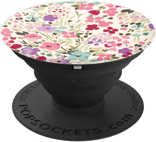 Vista 4 de Pretty Mix Flowers PopSockets intercambiables PopGrip