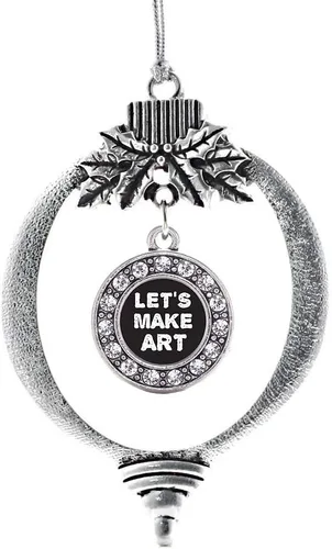 Vista 113 de Inspired Silver - Adorno de cromosoma 21 con dije de círculo de plata con joyas de circonita cúbica