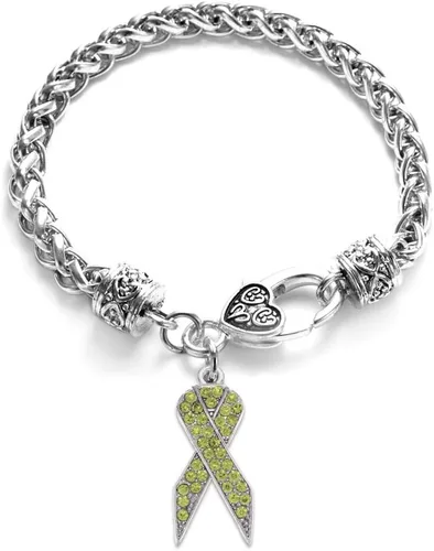 Vista 69 de Inspired Silver - Pulsera de plata con dije personalizado y circonitas cúbicas.