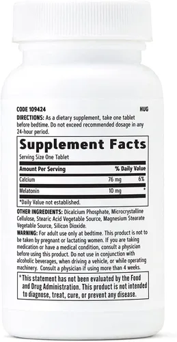 Vista 2 de GNC Melatonina 10mg - Paquete doble