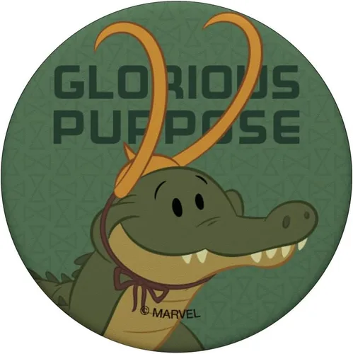 Vista 3 de Marvel Loki Variants Alligator Loki Glorious Purpose PopSockets intercambiables PopGrip