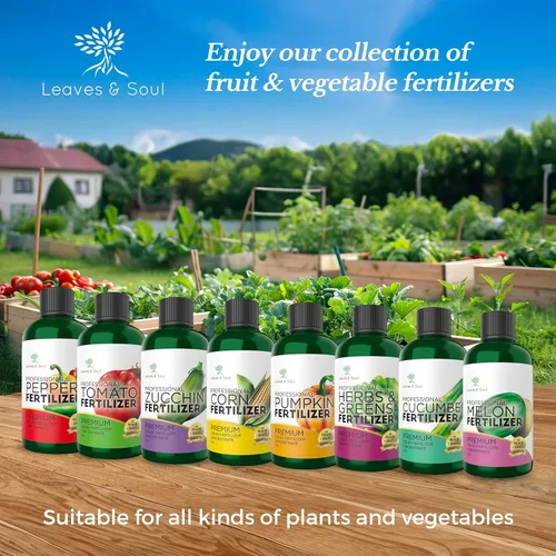 Vista 5 de Fertilizante líquido profesional de pepino 5-1-5 concentrado de 8 onzas, fertilizante orgánico de pepino premium, alimento vegetal para plantas