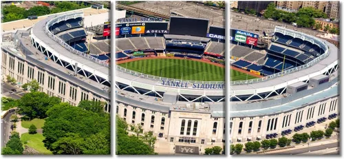 Vista 31 de TUMOVO American Major Baseball - Lienzo decorativo para pared, diseño de estadio de los Bravos, 3 piezas, arte de pared de Filadelfia, cuadros