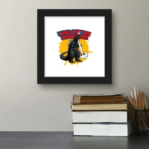 Vista 4 de Trends International Gallery Pops Godzilla - Póster de pared de rey de los monstruos, 12.00 x 12.00 pulgadas, versión de marco negro