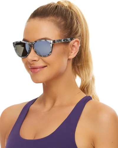 Vista 2 de EPHIU Lentes de sol polarizados para hombres y mujeres, lentes de espejo unisex para correr, senderismo, ciclismo, sin rebote, sin deslizamiento