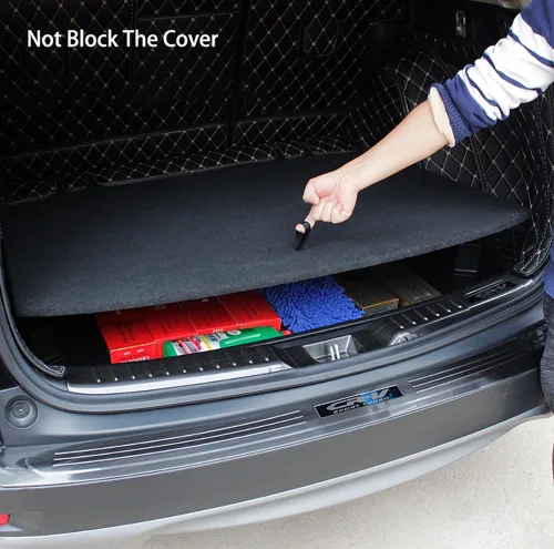 Vista 4 de Caja de almacenamiento oculta para maletero Honda CR-V 2017-2022, organizador específico de inserción de carga en escotilla trasera CRV, espacio