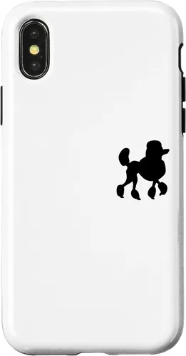 Vista 5 de Funda estándar para caniche para iPhone 16 Poodle Sock Hop Girl