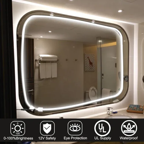 Vista 8 de Tira LED de silicona de 16 pies, color blanco, sin manchas debajo del gabinete 5M/16ft silicone strip, no light spots Plug-in step dimming. Blanco