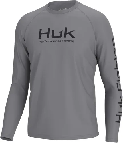 Vista 37 de HUK Camiseta de pesca de manga larga ventilada Pursuit para hombre (+30 UPF)