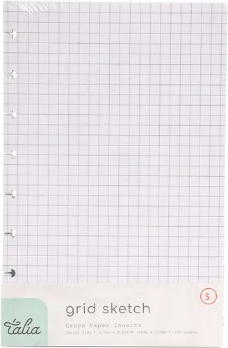Vista 36 de Talia - Recambios para cuaderno con espiral (Páginas en blanco (negro), Junior (5.5 x 8.5 pulgadas))