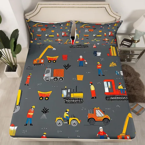 Vista 44 de Erosebridal Sábanas de Cama para Niños de Gato Lindo Tamaño Twin Línea de Arcoíris Neón Sábana Ajustable de Gato con Bolsillo Profundo para Niñas