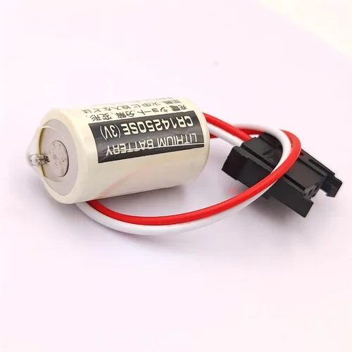 Vista 2 de 5PCS CR14250SE PLC Batería de litio (1/2AA) con conector negro para Sanyo CR14250SE1747-BA fuente de alimentación de reserva