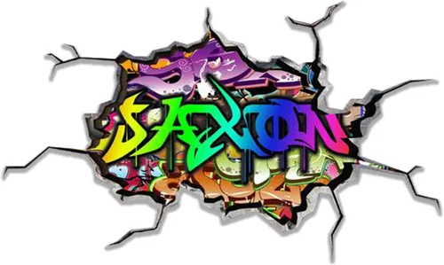 Vista 26 de Calcomanía de pared personalizada con nombre de graffiti 3D, calcomanía decorativa de vinilo artística personalizada, extraíble, despegar y pegar