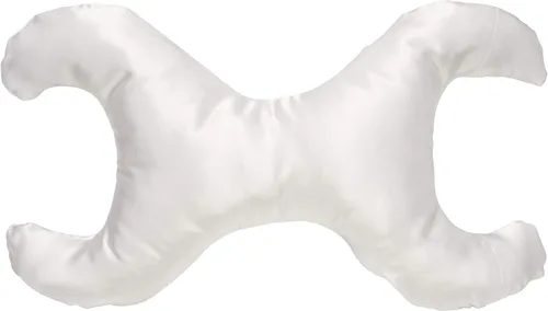 Vista 2 de Save My Face! Almohada La Petite (Negro, Satén)
