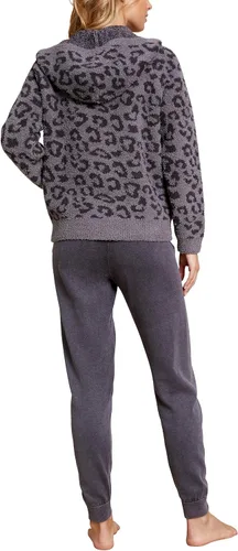 Vista 4 de Barefoot Dreams CozyChic - Sudadera con capucha con cremallera descalzo en el salvaje, bonitas chaquetas de otoño con cremallera