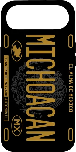 Vista 27 de Michoacano Michoacan Mexican State License Plate Phone Case for iPhone 17
